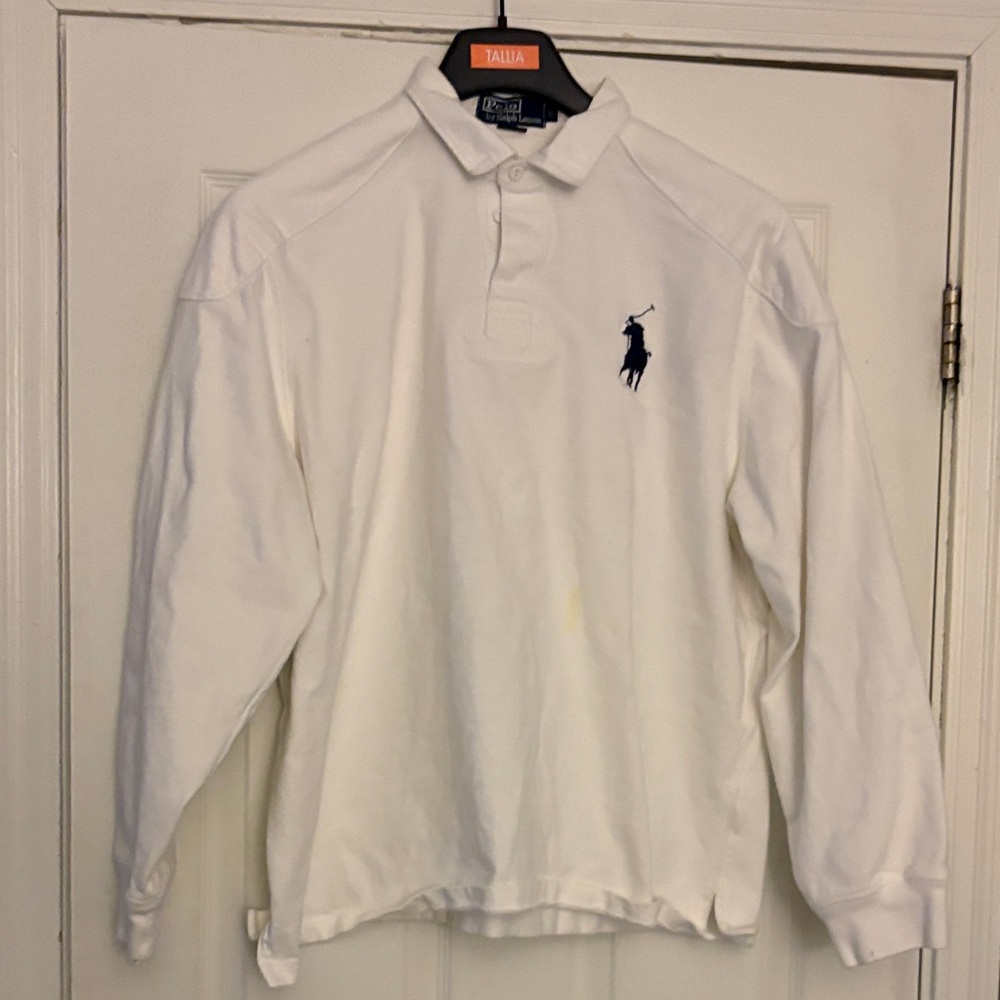Polo by Ralph Lauren White Long Sleeve Shirt